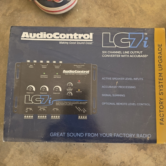 audio control Other - LC7i Six Channel Line Output Converter - Black